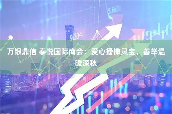 万银鼎信 泰悦国际商会：爱心播撒灵宝，善举温暖深秋