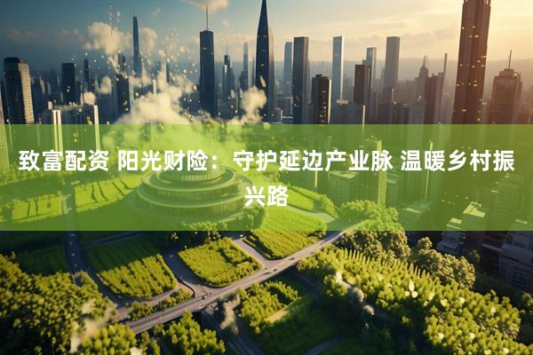 致富配资 阳光财险：守护延边产业脉 温暖乡村振兴路